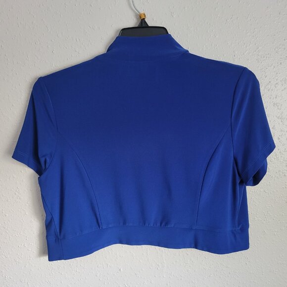 Nina Leonard Blue Top - Picture 2 of 7